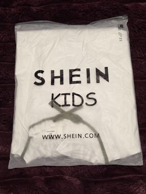 SHEIN KIDS White Packaged Kids Apparel